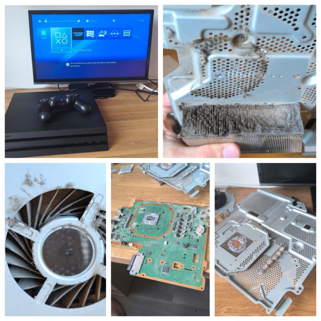 Nettoyage de poussière PlayStation 4 (PS4) à Metz